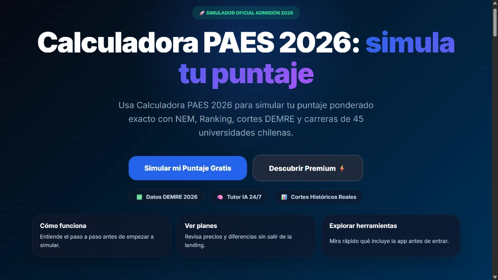 Calculadora PAES